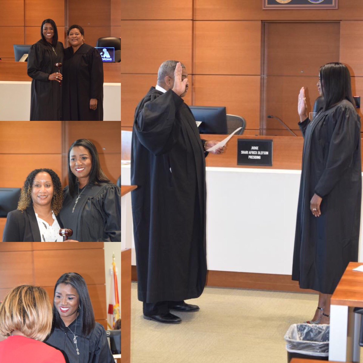 NBCAC_Deltas's tweet photo. Swearing in of Circuit Court Judge Stephanie Moon ⚖️ https://t.co/KMWSpnpxXA