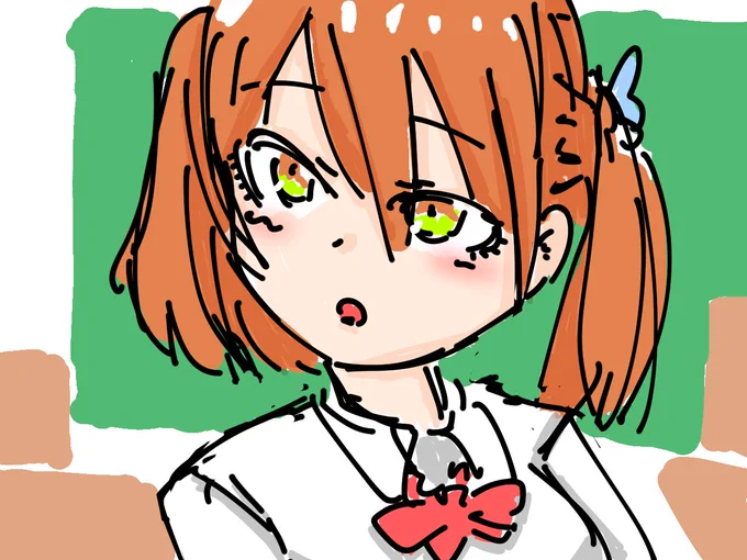 教室で 