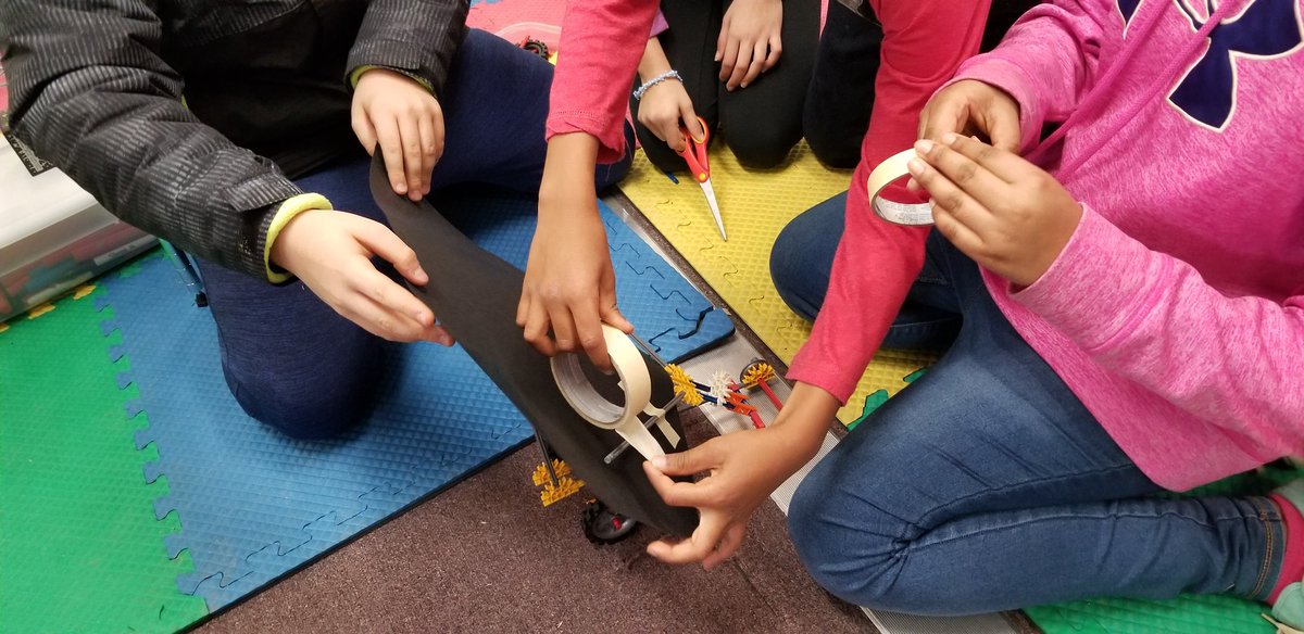 KyleHamstra's tweet photo. Sail Vehicle Challenge! Best parts of this fifth grade, #ddestem #handsonlearning experience were the designing, constructing, testing, modifying, retesting... and staying out of their way to observe learner-driven cycles in motion... #sci5P11 #sci5P12 #4Cs #wakesclt #SwimFwd https://t.co/ZRf1jXn9yk