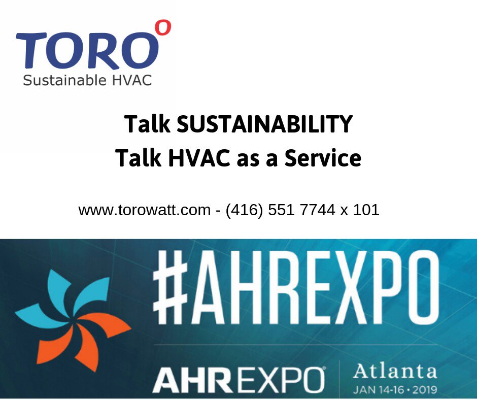 TheToroGroup's tweet photo. For over a 100 years we've been doing HVAC with minimal improvements. Let's change that and fix climate change.
It's what we owe the next generation.
See you at #ahrexpo #ATLANTA #globalwarming #ipccreport #airconditioning #hvacr #NoHFC #NoCFC #climatechange #HVACaaS https://t.co/pXcdhfNi1I
