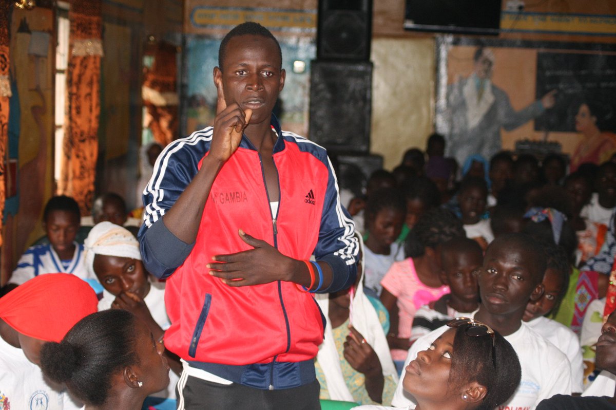 YPMGambia's tweet photo. The voice of special needs children counts a lots in society, articulating and expressing their concerns in the just concluded children holiday camp. @UNICEFGambia @SharonWardleFCO https://t.co/YBSvRgaiwL