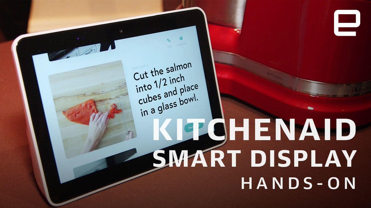 KitchenAid's smart display shrugs off sauce and running water: engt.co/2CXqop9 https://t.co/6hJajZALyE