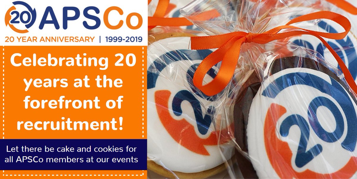 APSCoTD's tweet photo. We will be celebrating 20 years of APSCo all year with cakes and cookies at all of our APSCo events. 
#joinus #lettherebecake #20yearsofAPSCo #APSCo https://t.co/gQL5yw9VXk