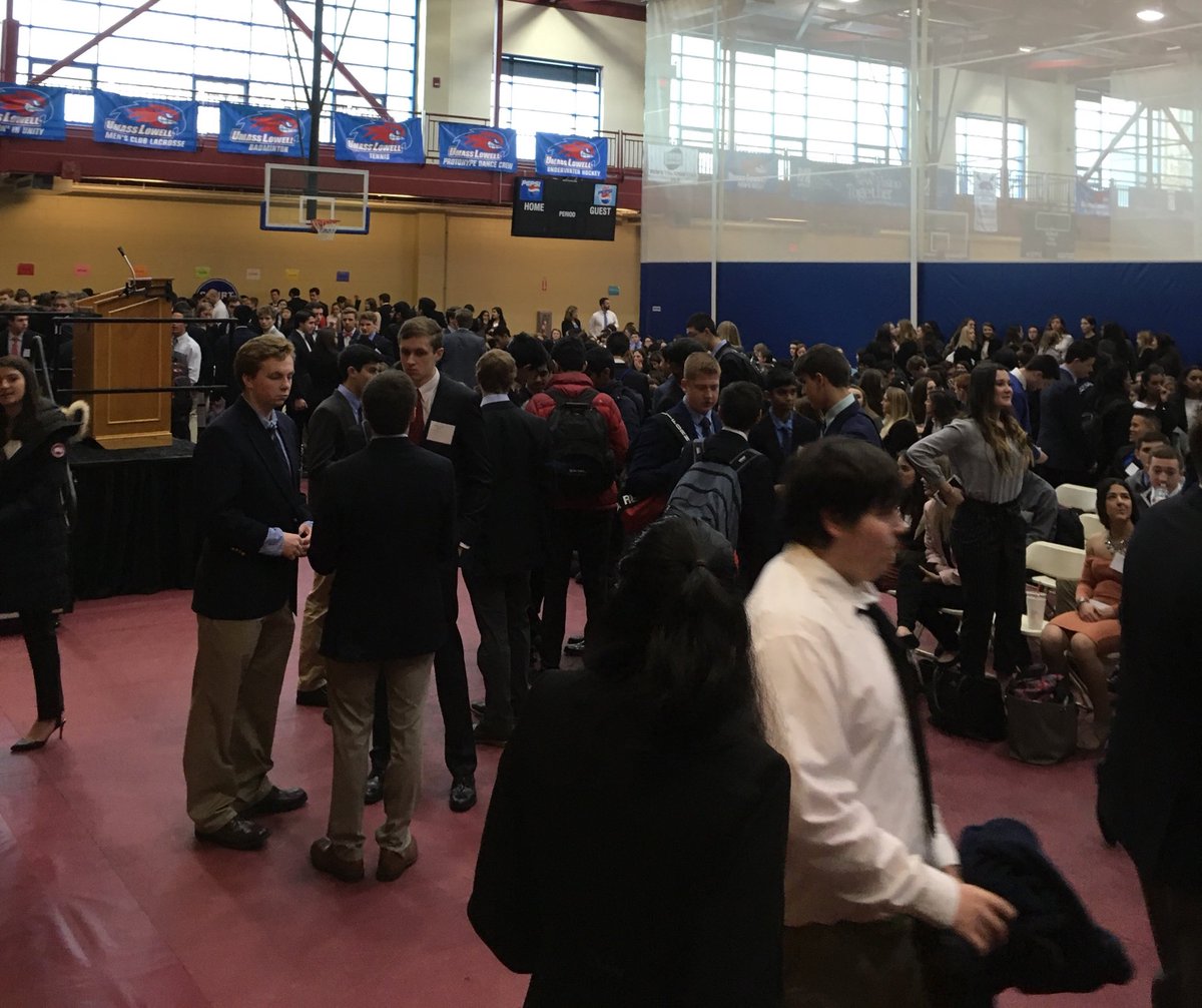 NHDECA's tweet image. #NHDECA visiting the #MassDECA District 5 competition at U Mass today- good luck to all the competitors! You are #ReadyForIt  #GoDECA!