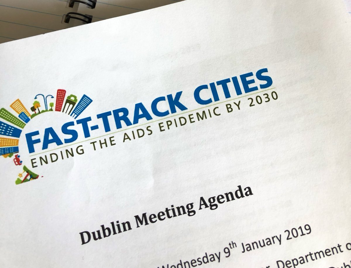 An interesting morning discussing the possibility of #Dublin joining @FastTrackCities in a bid to progress our 90-90-90 efforts & to achieve #GettingtoZero. Great to see clinical, community & local government interest in addressing #HIV in Dublin and throughout the country.