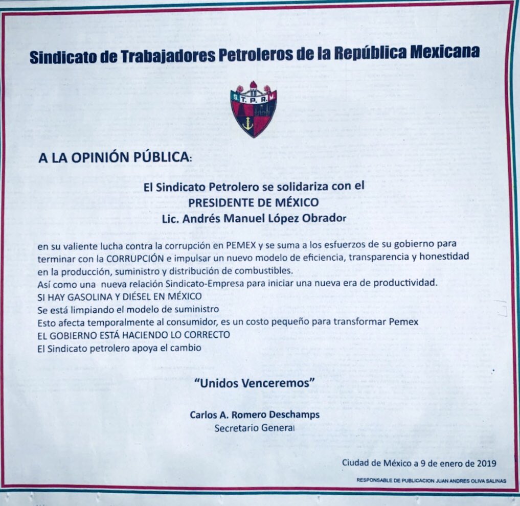NachoRgz's tweet photo. Cómo ven el cínico desplegado de Romero Deschamps, el huachicolero mayor? Por cierto ayer trascendieron fotografías de él en Argentina, así que ya está bien localizado... para lo que se necesite https://t.co/cuQAezv4HD