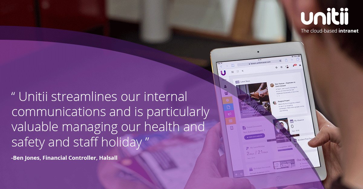 Unitiintranet's tweet photo. Unitii helps to build business confidence, be the office hero and talk to us today. please click the link for more information.
https://t.co/nPhMkha1Mc
#business #intranet #unitii #connected #EmployeeEngagement #productivity #Workflow https://t.co/gRrKqZdpmd
