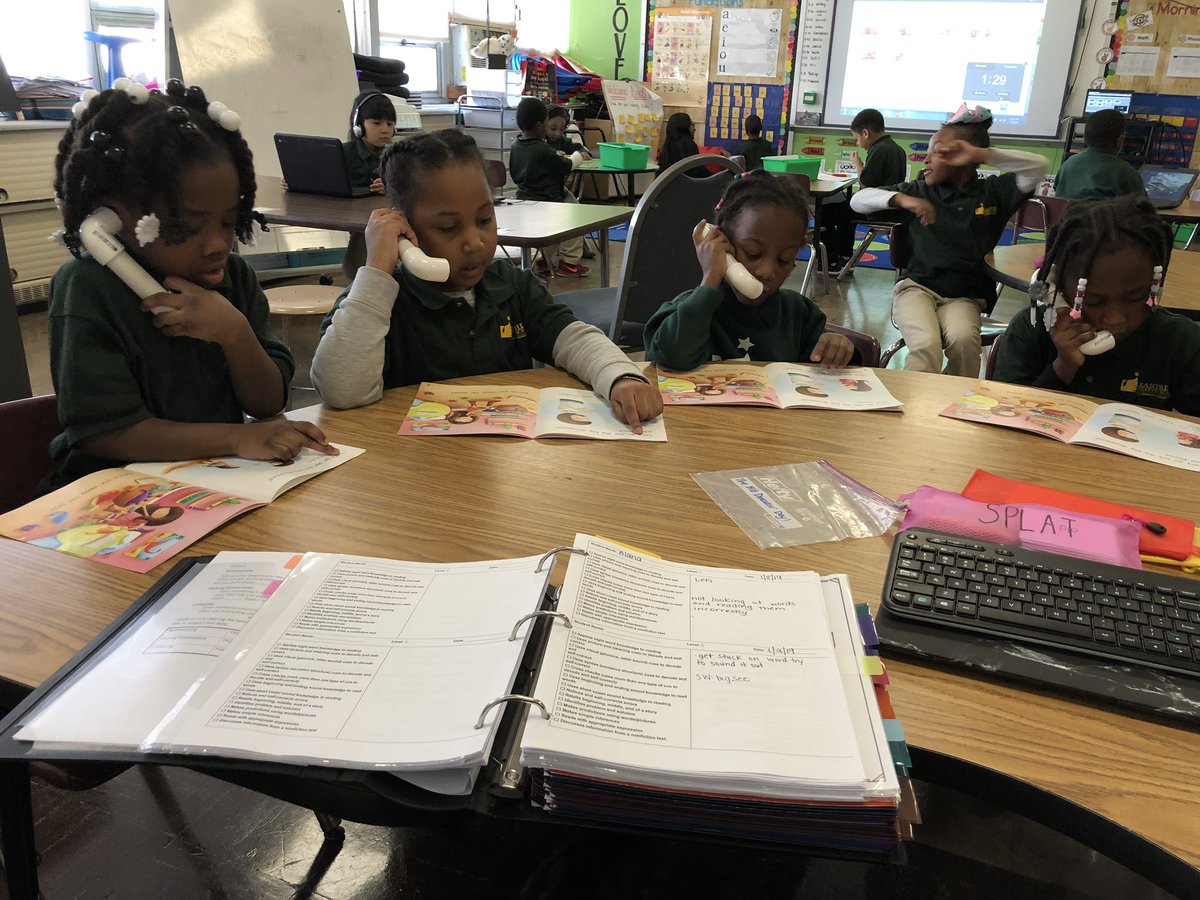 GonzalezESCS's tweet photo. GUIDED READING in action! My scholars are loving these “Whisper Phones”. They love that they can only hear their voice when reading and it helps them concentrate on being better readers! We are rocking our 
Level C 📚!! @SchoolEastside , #EastsideCharterSchool #GuidedReading #FnP https://t.co/3C0WwADMca
