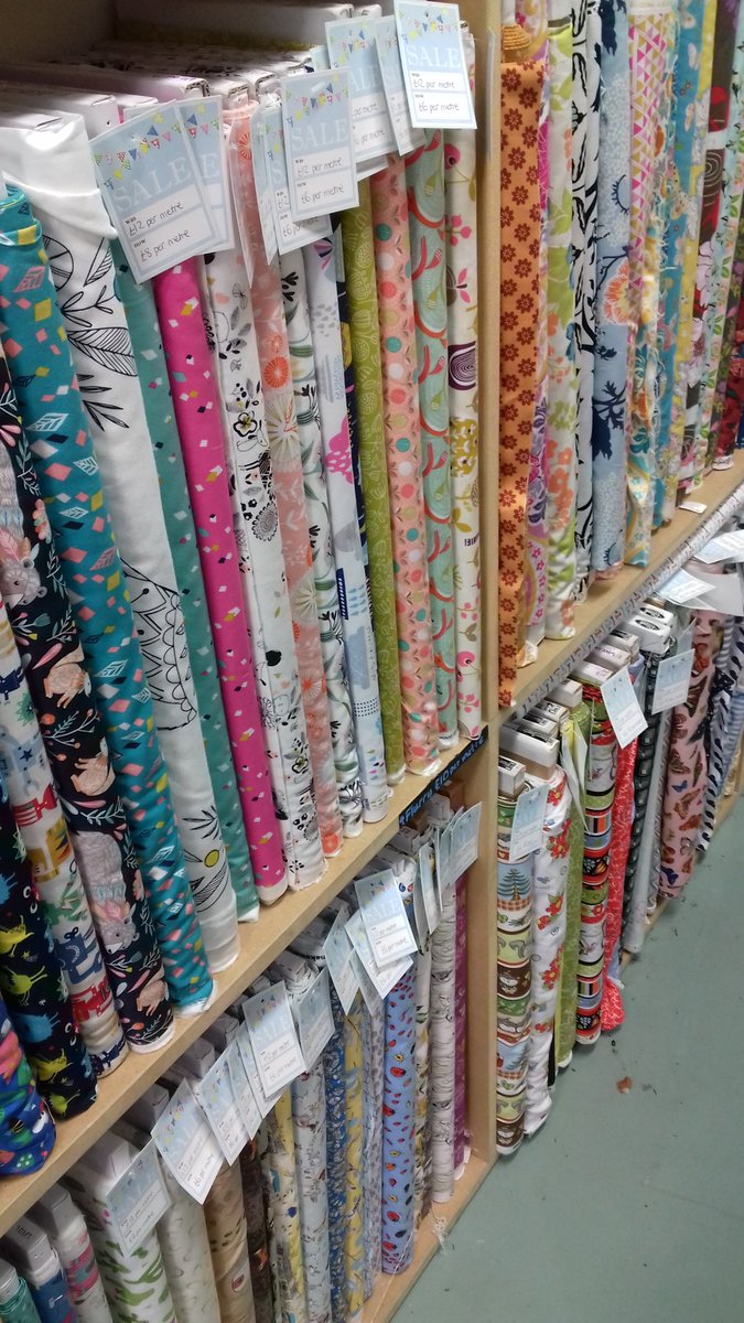 Getting ready for my big annual sale and open day at my studio in Chew Stoke (near Bristol, Bath and Cheddar) on Saturday from 11am to 3pm. There are so many fabrics reduced that I need to get some more tags.
#fabric #fabricsale #fabricaddict