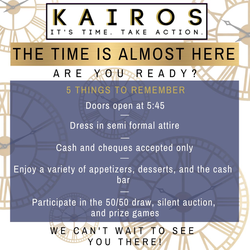 bb_Kairos's tweet photo. The big night is almost here! Are you ready? Here is a list of some important details to remember. We can’t wait to see you there! A fun & heartwarming night is ahead of you. #LIVEKAIROS https://t.co/qCWrc1qqqz