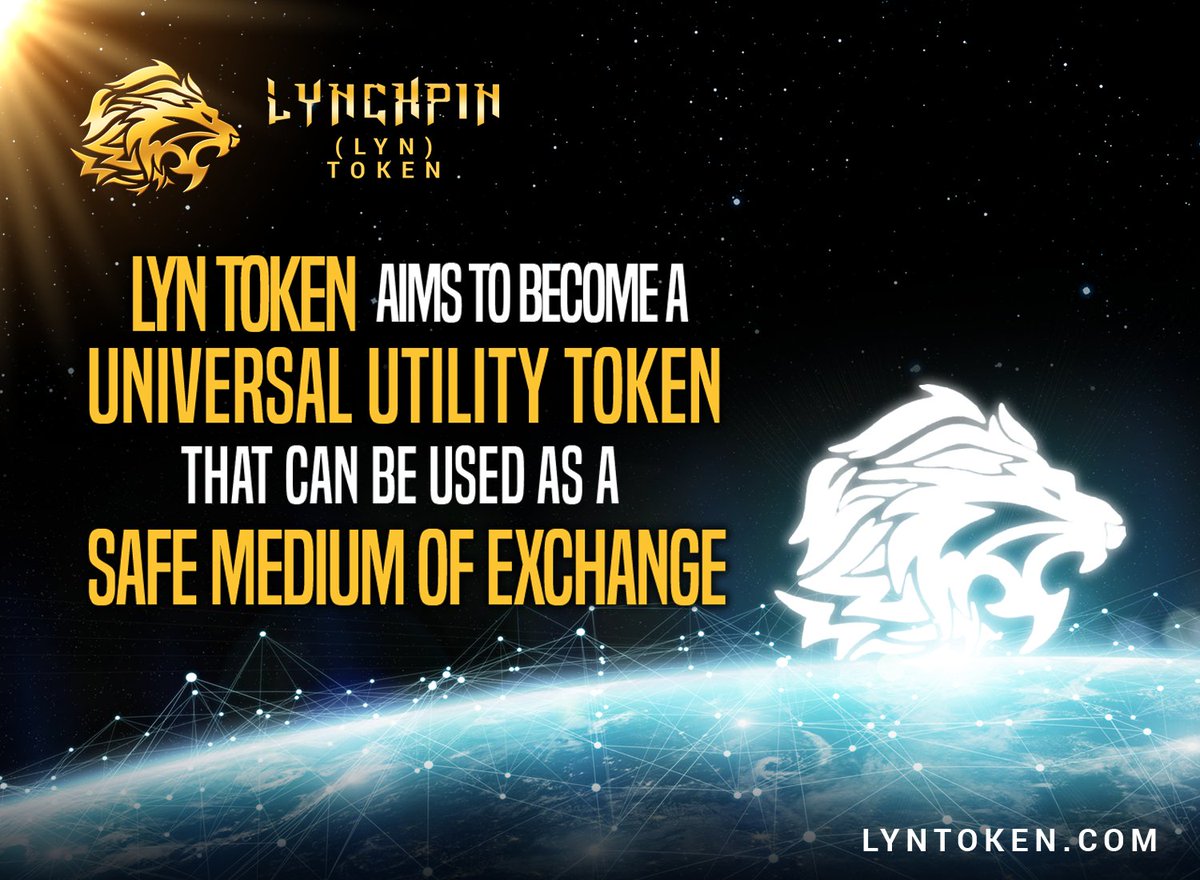 The fundamental purpose of LYN token is to solve several of the most critical issues related to cryptocurrencies, and become a universal utility token that can be used as a safe medium of exchange without fearing its intrinsic value will be affected by volatility.