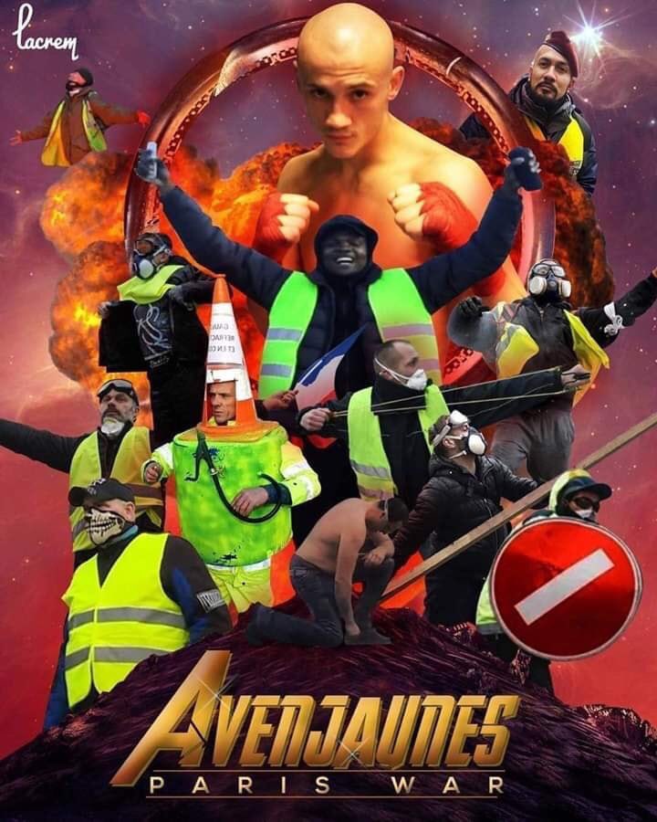 BreezyBrookm1n's tweet photo. Haha suis mort 😂😂 #GiletJaune #TropD’imagination #Avengers #Avenjaunes https://t.co/SXfG9YwVZL