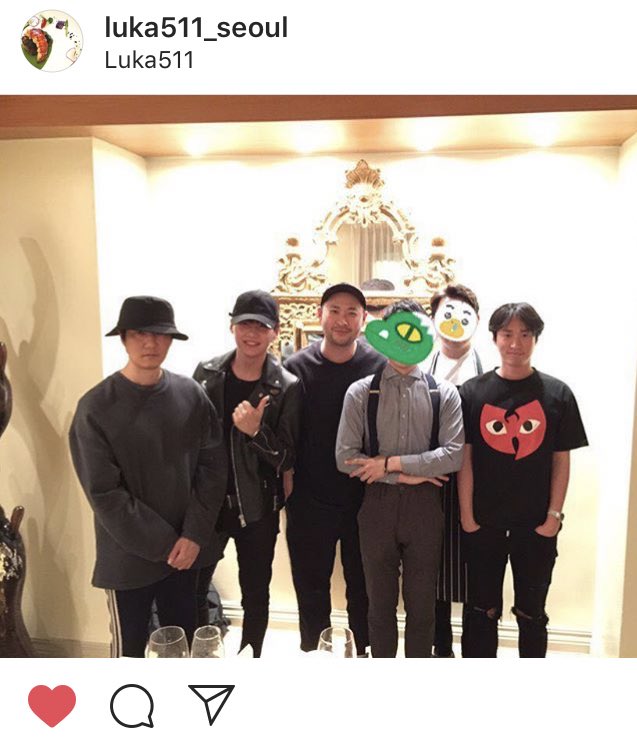 choi_bts2's tweet photo. Suga @BTS_twt and EpikHigh went to restaurant Luka511. Their insta https://t.co/oyIdqhBdk7
*Luka511 is a pretty restaurant in Cheongdam-dong, Seoul, it has a garden. https://t.co/loRLnW7zQw