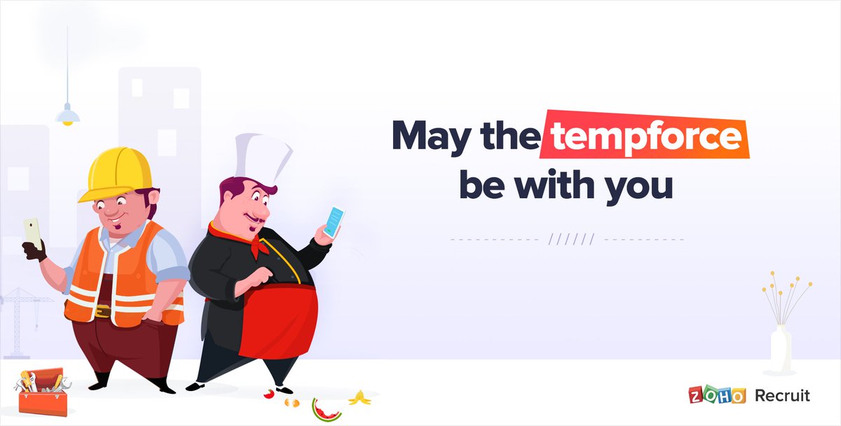 ZohoRecruit's tweet photo. In this Zoho Recruit special focusing on the rise of #TempWorkers in 2019, know everything about the numbers, nuances and how contingent workers should be on your hiring strategies: https://t.co/q33oqKDe0v
#MayTheTempforceBeWithYou @zoho https://t.co/O9uyK204pZ