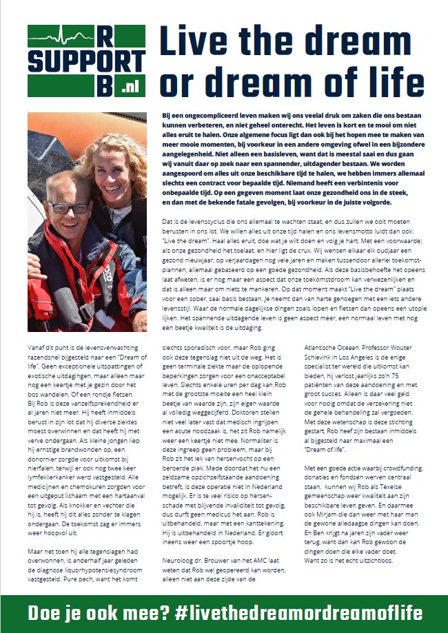 Heb jij al gedoneerd voor Stichting Support Rob? Samen staan we sterk, doneer snel op: whydonate.nl/fundraising/st… … #Texel #rob #goeddoel #operatie #crowdfunding