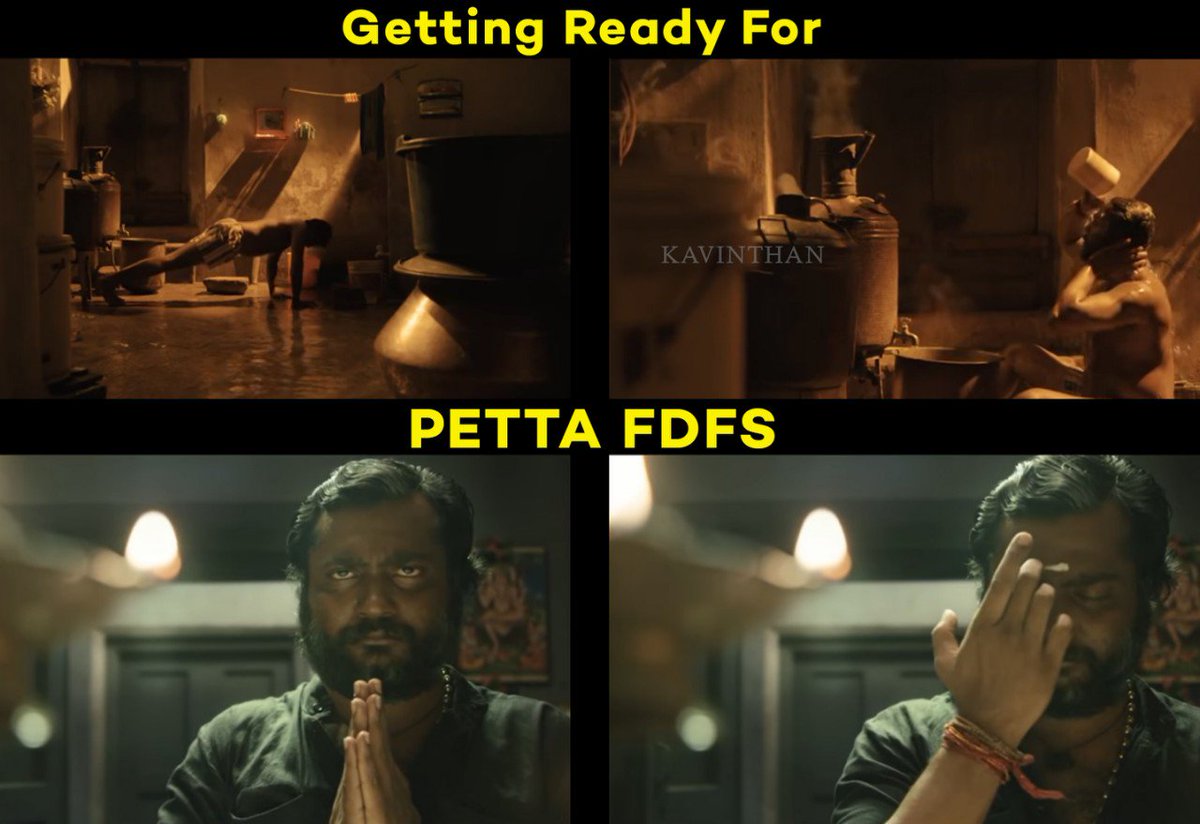 ukavinthan's tweet photo. #PettaParaak #GetRajinified #PettaFDFS #Petta https://t.co/M3phDXBrdQ