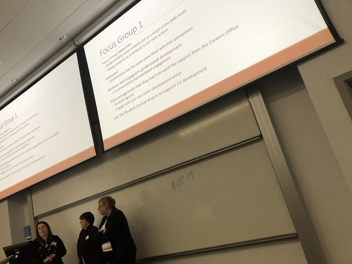 CompEdPractice's tweet photo. Shelagh Keogh, Jill Bradnum and Emma Anderson from @NorthumbriaUni talk about their experience improving professionalism in first year UG #computing students  #CEP19 https://t.co/45C59moBmP
