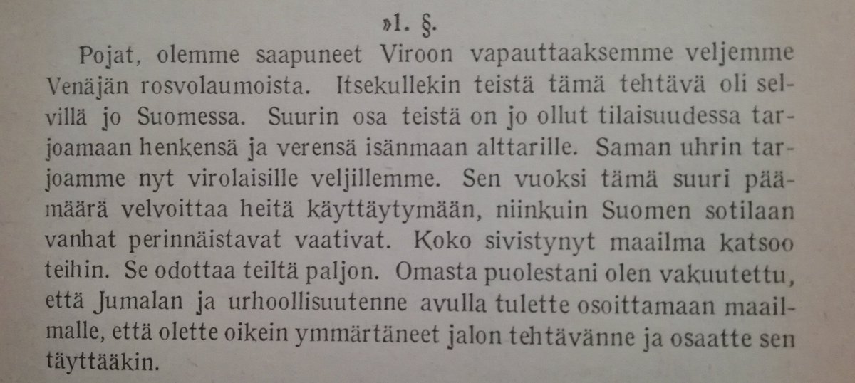 sven_engblom's tweet photo. Första Finska Frikårens första dagoder. Hela civiliserade världen ser på oss #1919 #Estniskafrihetskriget https://t.co/jpyW5MTOhD