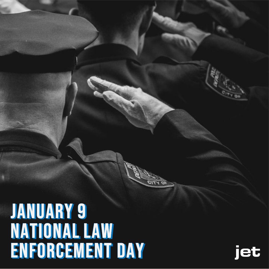 JetMediaCorp's tweet image. We salute all law enforcement officers today and every day. We value you, your service and the protection you provide us.

#NationalLawEnforcementDay