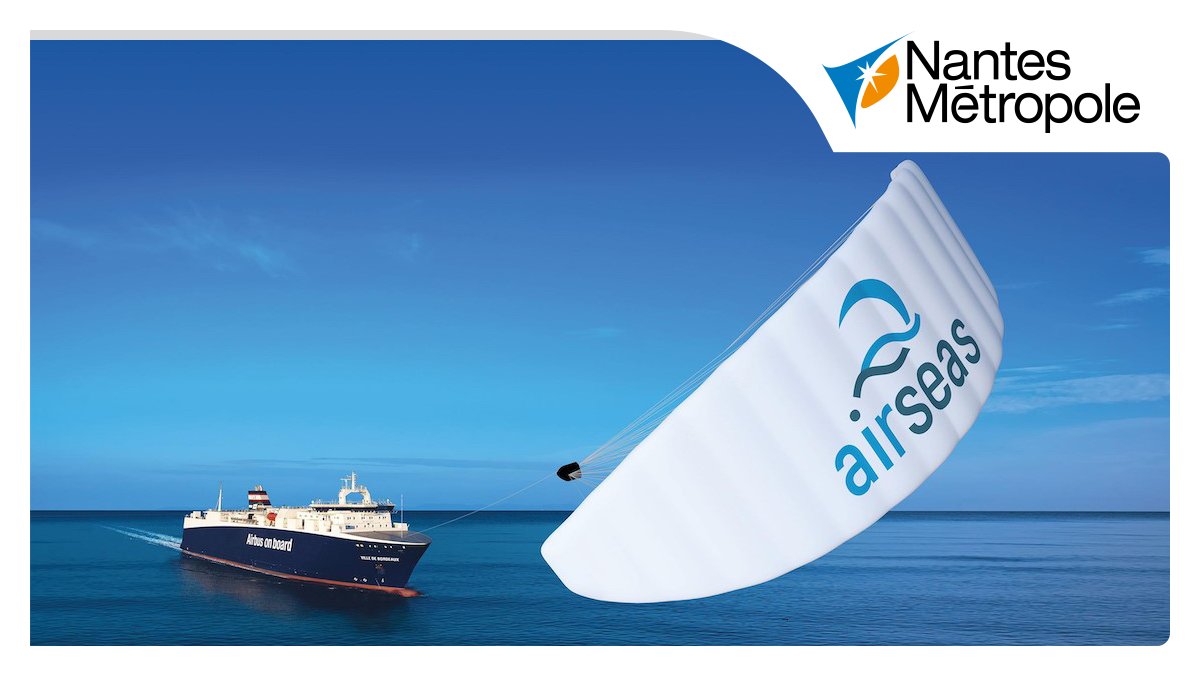 ⚓Fin 2020, le Bas Chantenay à #Nantes accueillera le siège social de <a href="/Airseas_Tech/">Airseas</a>. L’entreprise travaille sur des cerfs-volants géants capable de contribuer à la propulsion des navires de commerce et d’économiser de l'énergie. #Innovation
Actu >bit.ly/Airseas