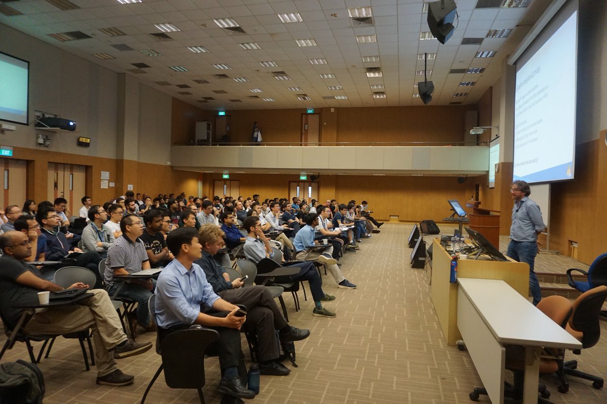 rzshokri's tweet photo. Ulfar Erlingsson @UlfarEr @Google on large scale data collection with privacy, using local differential privacy and shuffling, and analyzing and protecting data privacy in machine learning.
#NUSCSResearchWeek https://t.co/RxqgWUqGHU
