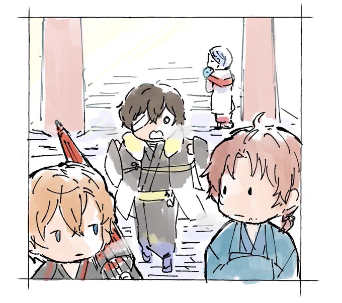 やっと合流記念〜🎍(ドっさんは来ない) 