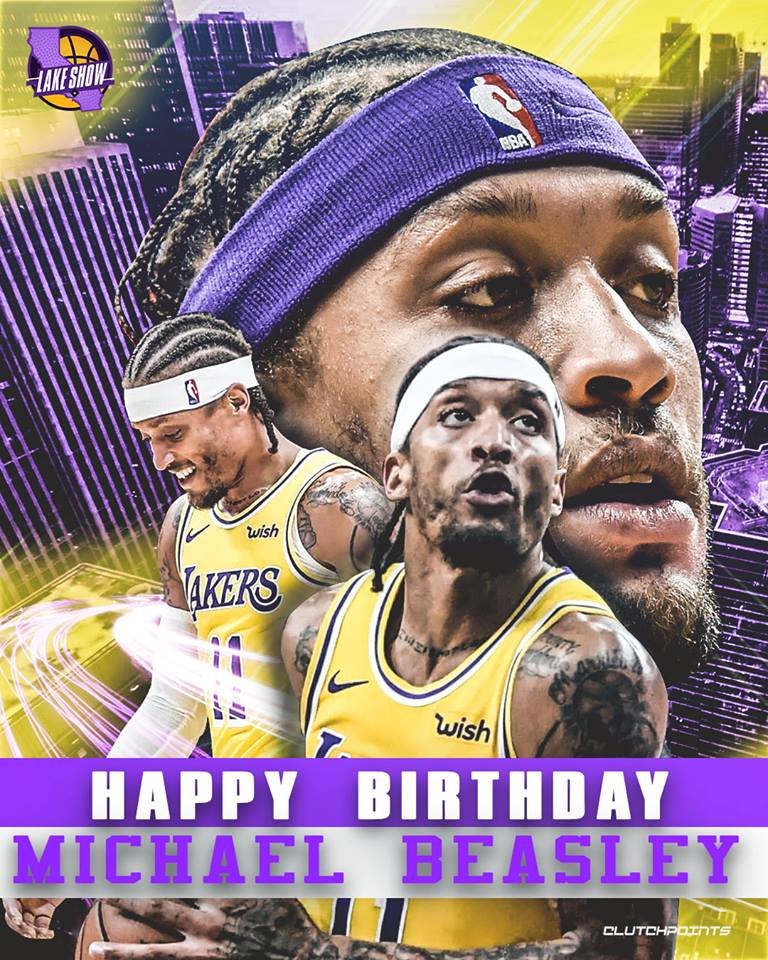 LakeShow wishes Michael Beasley a happy 30th birthday    