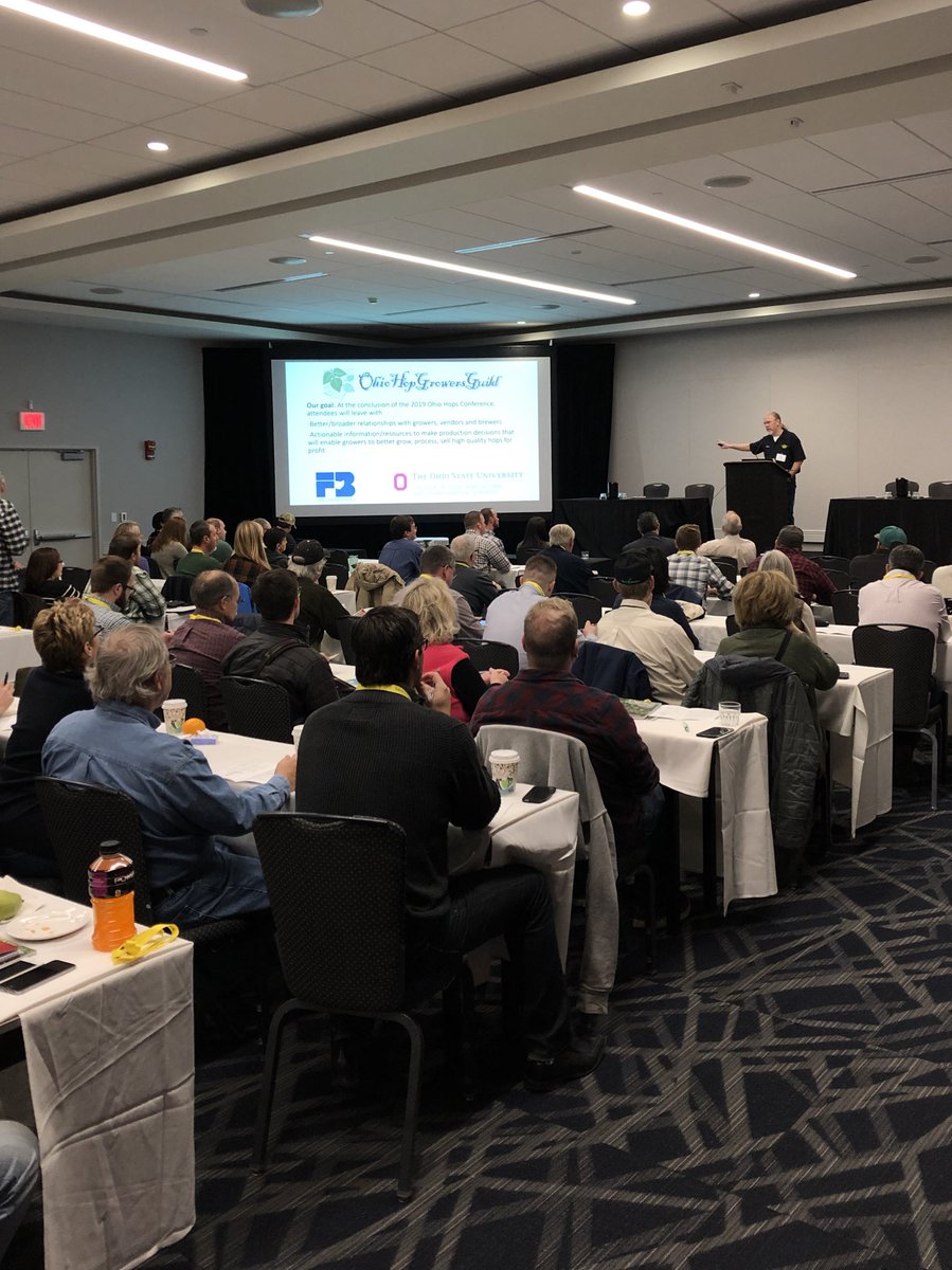 CarneyAC's tweet photo. Excited for @OhioFarmBureau to be part of the Ohio Hops Conference!#OFBF #Agriculture https://t.co/2zZORyompR