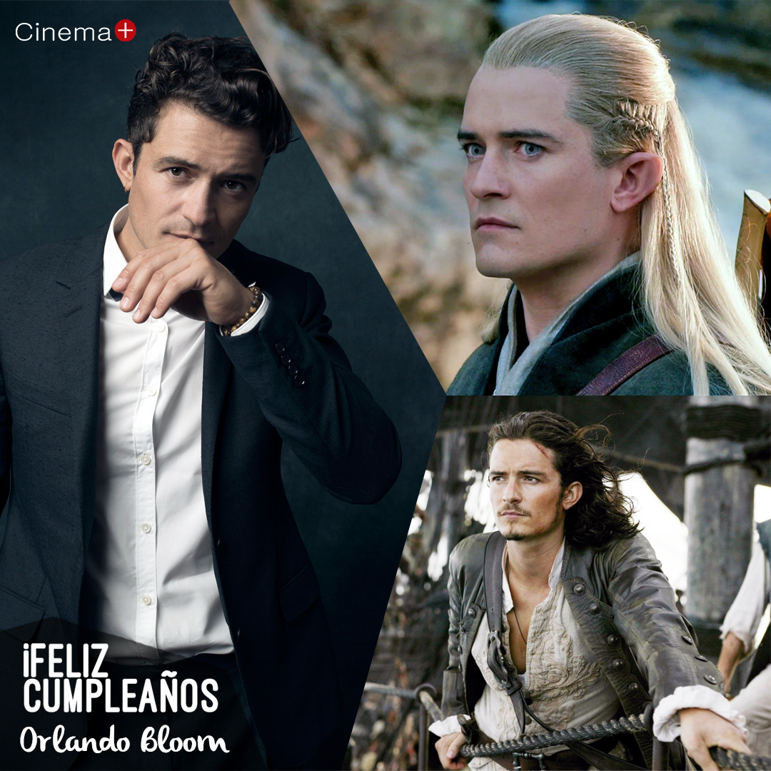 canalcinemaplus's tweet photo. #OrlandoBloom es un actor británico conocido por su papel del príncipe elfo Legolas en El Señor de los Anillos: la Comunidad del Anillo y el del herrero Will Turner en Pirates of the Caribbean: The Curse of the Black Pearl 

#CanalCinemaPlus #CumpleañosCinema https://t.co/dqr1Bnxbzi