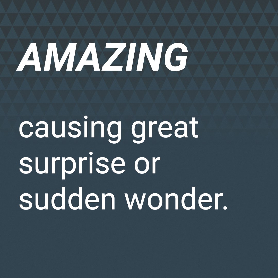 wordfalls_game's tweet image. AMAZING
causing great surprise or sudden wonder.
#amazing #surprise #wordfalls #wordfalls_game #wordgame #word #wordsearch #game #crossword #wordgames #wordinlove #braingame #androidgame #iosgame #wordporn #englishlanguagelearning #englishlearning #wordmeaning