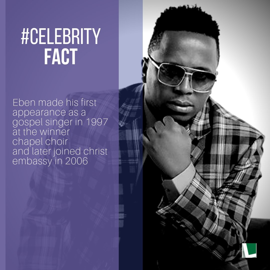 iamsegunfunmi's tweet photo. #Celebrityfact
eben_rocks made his first appearance as a gospel singer in 1997 at the Winners Chapel choir before he later became a member of christ embassy in 2006.
#CelebrityFact
#Gospel
#GospelFeeds
#Liveway
#WithYouAllTheWay https://t.co/ZxK0GJ4Gi7