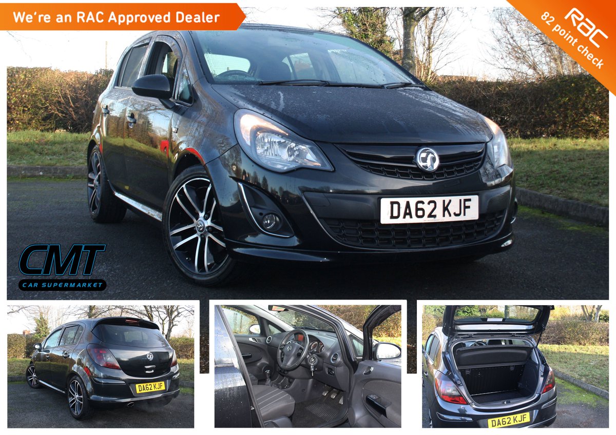 Stunning 2012 Metallic Black 'BLACK EDITION' Vauxhall Corsa 🔥 17 inch diamond cut Alloy wheels. September 2019 MOT, Low insurance, Cruise Control, AUX/USB 💯 Excellent Finance deals available NATIONWIDE DELIVERY ‼️MESSAGE CMT or Call 01928 444 104 for details 💥 #usedcars
