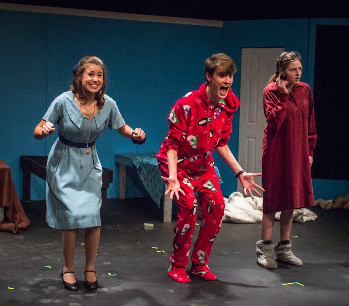 LowerMerionSD's tweet image. #ArtsEd @Harriton_HS Theater Company (@htctickets) recently took to the stage during their final preparations for the upcoming #Winter One Act Festival, which will be performed in a series of 5 shows January 9-12 in the Blackbox Theater! bit.ly/2H57n89
