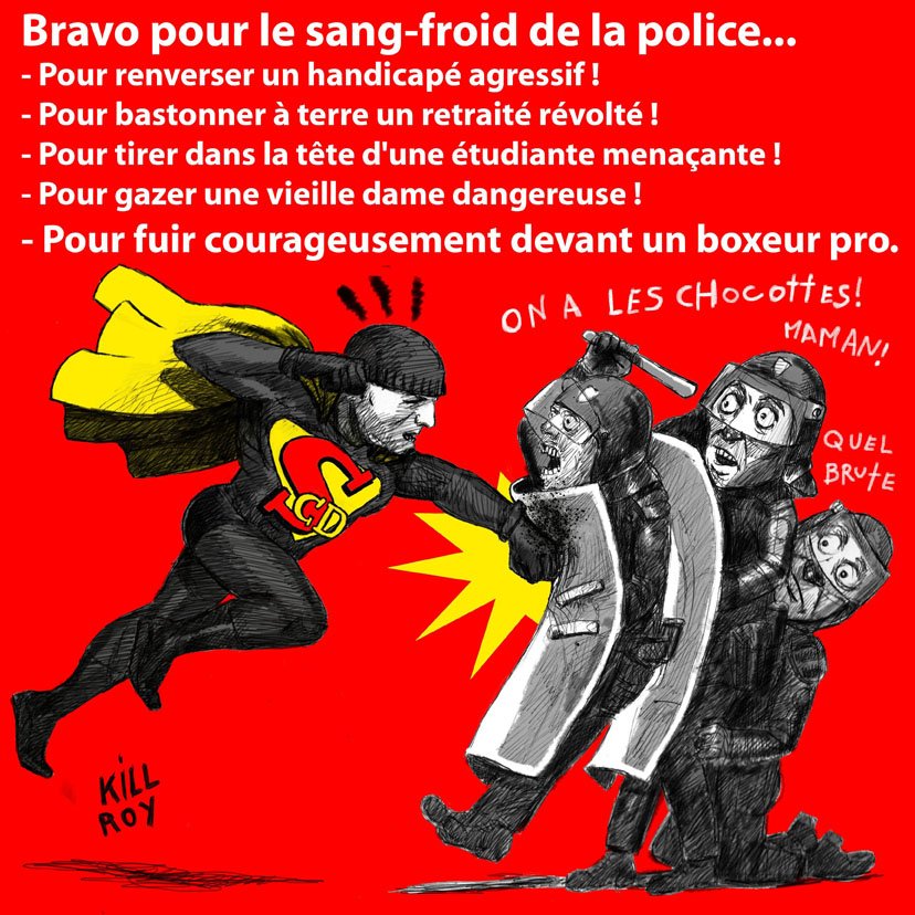 gchooq's tweet photo. Et si on organisait un gala de boxe gilet jaune contre policier? https://t.co/wybfzlW7XP