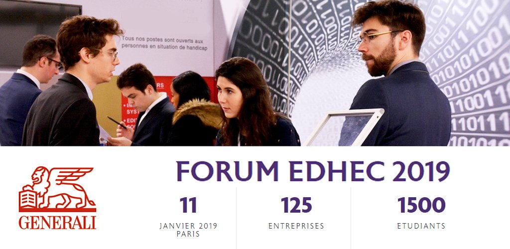 generalifrance's tweet photo. 📌 #Etudiants Venez rencontrez nos recruteurs le 11 janvier 2019 au #ForumEDHEC à l'Espace Champerret.  #stage #alternance ou 1er #emploi. 
Nos offres en cours : https://t.co/7vxdy67Xkp #JeuneDip #forumEDHEC2019 https://t.co/StvyfcctFo