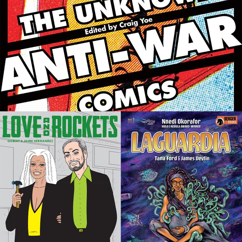 Episode 305: Reviews of The Unknown Anti-War Comics, Love and Rockets IV #6, and LaGuardia #1 &amp; #2 comicsalternative.com/episode-305-re…