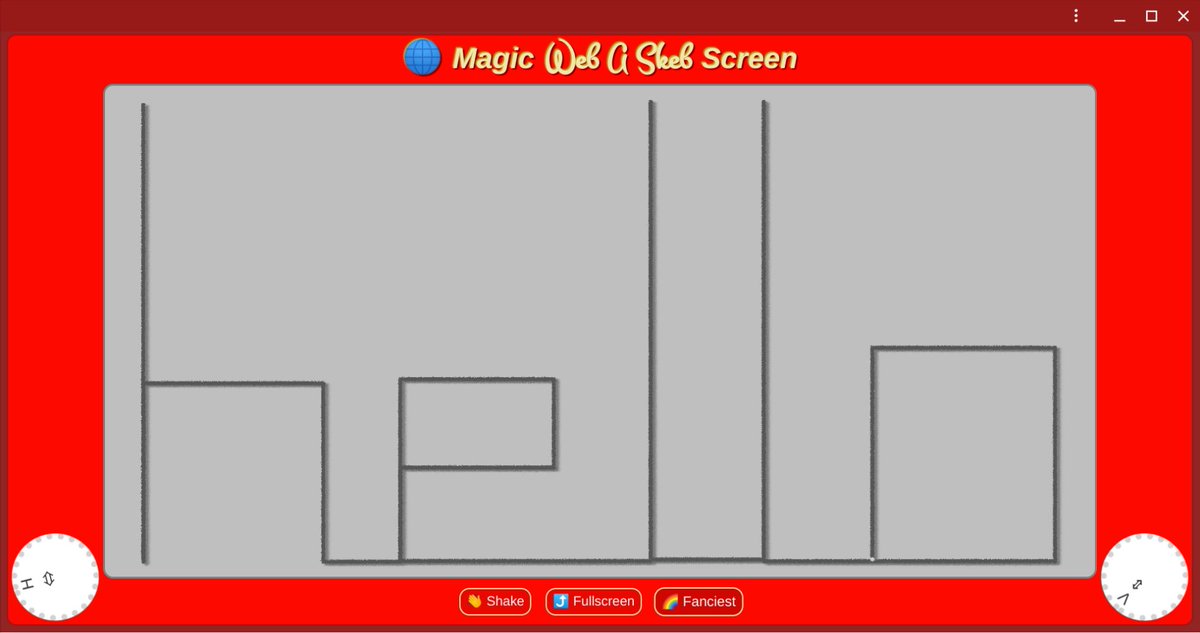 rowan_m's tweet photo. Finally at a shareable stage, it's my Web A Skeb PWA!
🔄 Twist the knobs to draw
👋 Shake to erase
🌈 Toggle through 3 effects
Show me what you create at https://t.co/fZNBtD4TZW and feel free to critique my code at https://t.co/VBYHHOMGAs https://t.co/IVLhBz8qur