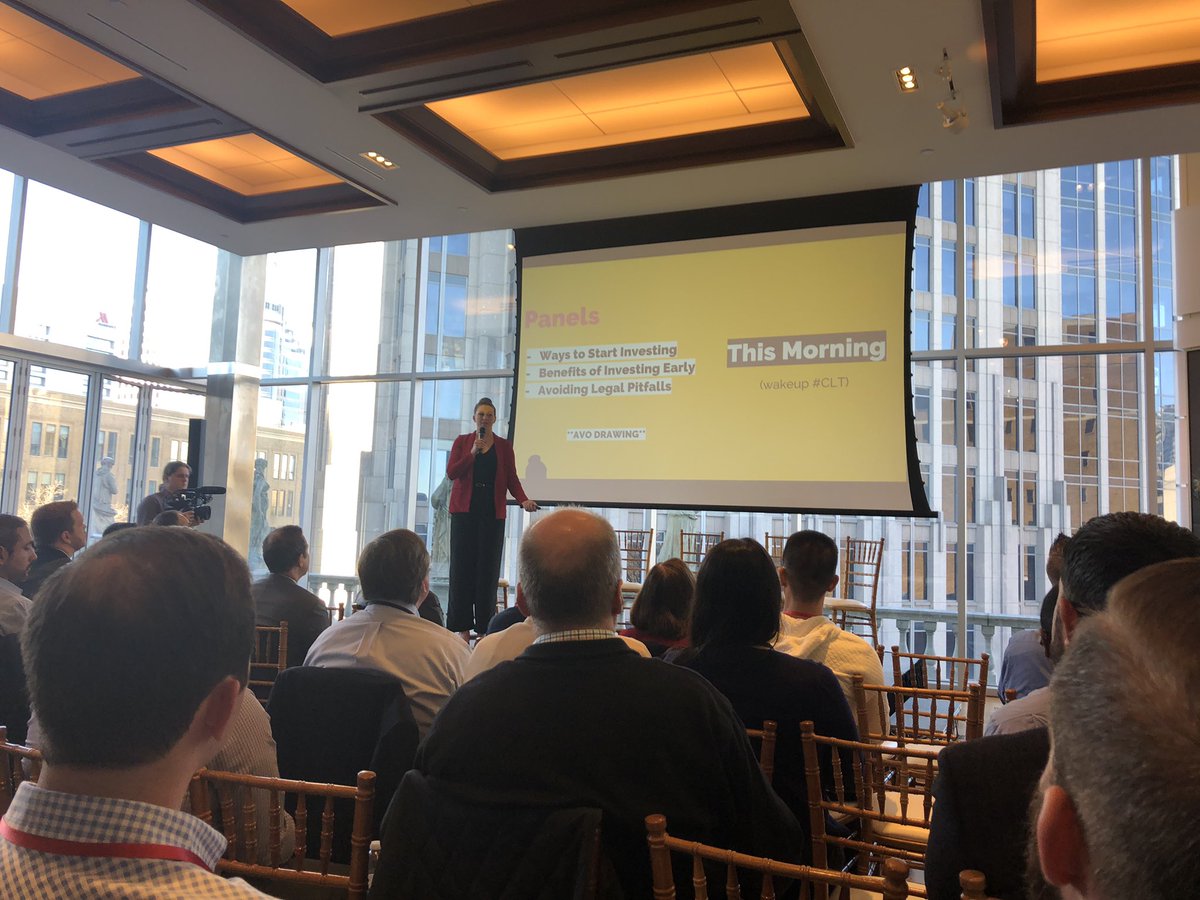 aqrutledge's tweet photo. #SeedTheSouth is kicking off and @SamazonSmith is bringing it! Excited to learn more about investing in great #CLTstartups. https://t.co/5XULaMXYvl