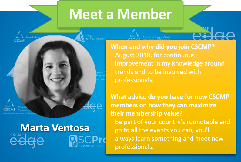 cscmp's tweet photo. Meet Marta Ventosa, founder of @TheLeanLevel and the latest #CSCMP Meet a Member! 

Discover what makes Marta an invaluable part of the #supplychain community https://t.co/XKCBuuG1Np … https://t.co/7un8aBIQtz