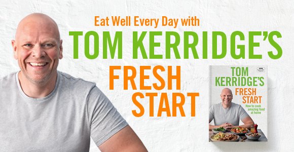 This #WinItWednesday we are giving away 3 signed copies of <a href="/ChefTomKerridge/">Tom Kerridge</a>'s new book #TomsFreshStart. More than 100 brilliant recipes to give you and your family a fresh start. Just Retweet &amp; Follow to #WIN #CompetitionTime <a href="/BloomsburyCooks/">Bloomsbury Cooks</a>