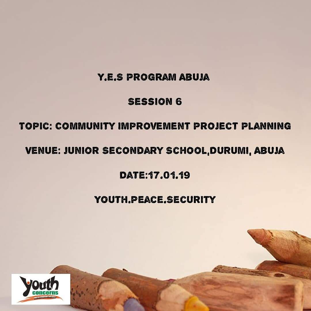 YouthconcernsN's tweet photo. It's 2019 and we are back.
#Youthconcernsnig 
#Youthviolenceprevention
#YESprogramAbuja
@Hands4peace1
@NGvision2020 @umichYES @Iamchukie @PRCMI @Ibilola_Amao https://t.co/UAT80Fi7Lo