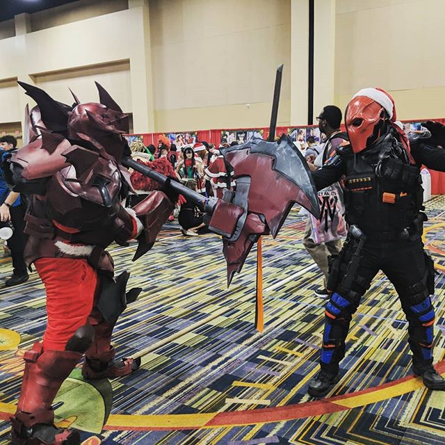 climbcosplay's tweet photo. And that's the last of the holidaymatsuri pics. Had a great time and can't wait to see these folks again....
#HOLIDAYMATSURI #HOLMAT #holmat2018 #HOLIDAYMATSURI2018 #negan #walkingdead #deathstrokecosplay #deathstroke #cosplay #cosplayers #cosplayer #cosplayersofinstagram #cosp https://t.co/6MQaKUZKmP