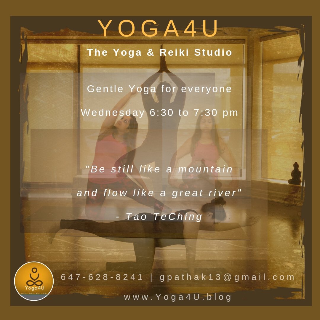 yoga4ublog's tweet photo. Gentle Yoga on Wednesday 6:30 to 7:30 pm at Yoga4U🧘‍♀️🧘‍♂️ #yogaeverydamnday #yogalife #yogapose #yogateacher #Yoga #YogaTherapy #yogaposes #yogalove #Namaste #yogi #yogagirl #yogagear #yogaforyouth #YogaTree #brampton #Toronto #community #yogabody #YogaPromotion https://t.co/zlnTagQhcP