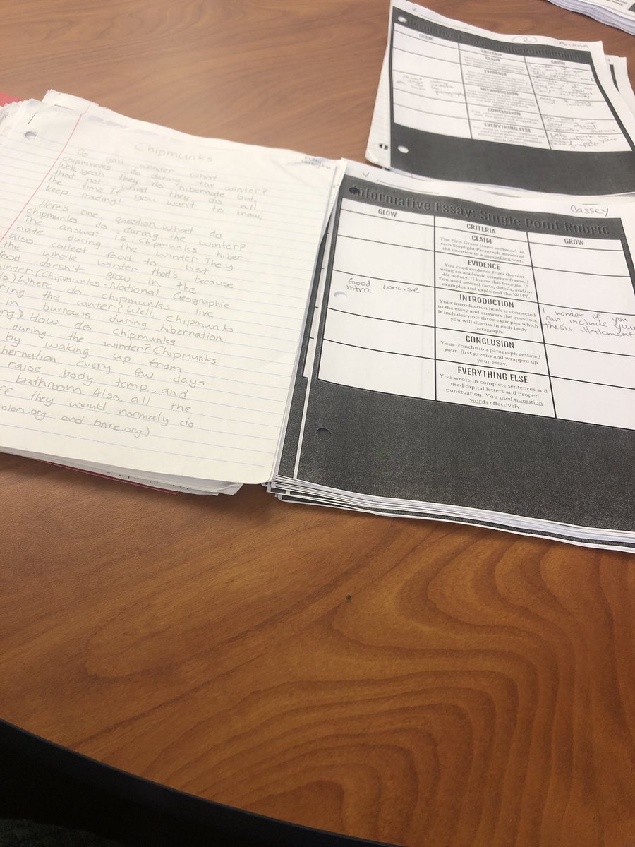 msyoung428's tweet photo. Love the #singlepointrubric format to give feedback to my students and for them to know the explicit expectations for the their writing. Thanks @cultofpedagogy for sharing this method. Saves so much time creating those super mundane rubrics I used to use. #merit17 https://t.co/XVSYbOlouJ