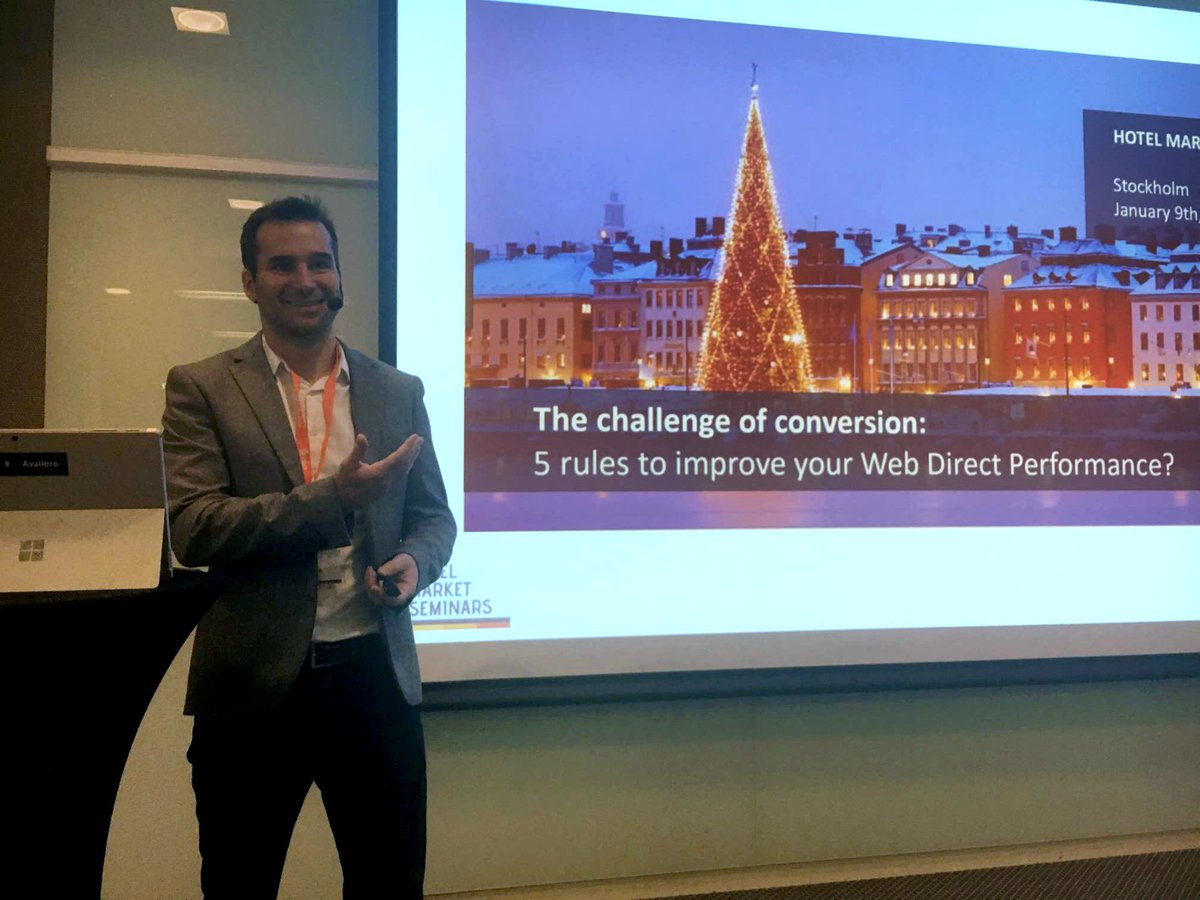 #Live from #HotelMarketSeminars in #Stockholm>> The <a href="/Availpro/">Availpro</a> <a href="/Fastbooking/">Patty Underwood</a> team is pleased to be part of this event! Thanks to all of you who attended our "#Website direct performance" #Masterclass, chaired by our dear <a href="/JulienTouraine/">Julien Touraine</a>: it was a pleasure meeting you this morning🎙️