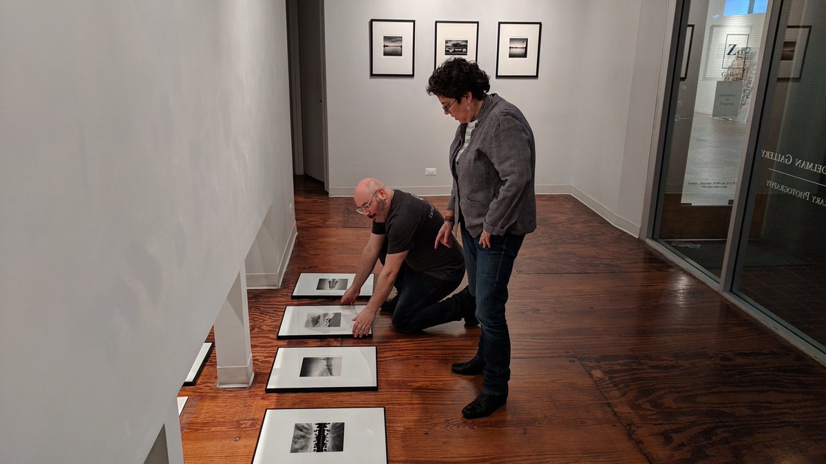 edelmangallery's tweet image. Work by Michael Kenna going up! #installweek #michaelkenna #galleryviews