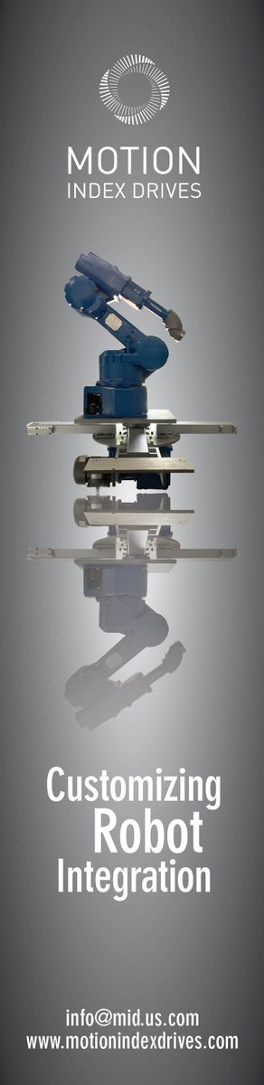 MotionIndex's tweet photo. Motion Index Drives can integrate our Rotary Index Tables for your robot applications with a customized robot base.
https://t.co/4w1GZuzVWK
#robotintegration
#rotaryindextables
#assembly
#manufacturing https://t.co/IAcNgZXjqT