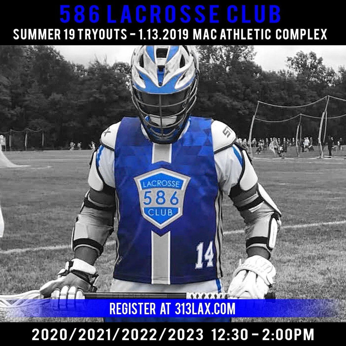 313lax's tweet photo. This weekend! Tryouts for GP Select, 586 Lax Club, &amp; GP Hornets youth! #the313way Visit https://t.co/18Z2fNWHsI to register and avoid walkup fees. https://t.co/5VTBlQBfMQ