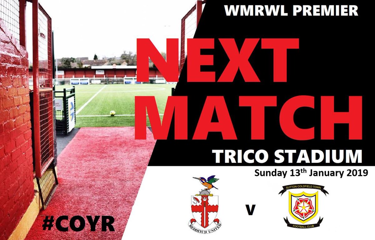 FIXTURE:  <a href="/RedditchWomen/">Redditch United Women</a> are at home in league action on Sunday vrs top of the league Sutton Coldfield Ladies.   

🏆 WMRWL Prem Div  
🆚 @suttonladiesfc  
📍 Trico Stadium (B97 4RN)  
⏰ 2pm kick off 
🎟️ Free Entry   

🔴⚫️ Come &amp; Support Our Red's Women! 🔴⚫️   

#UnitedForAll