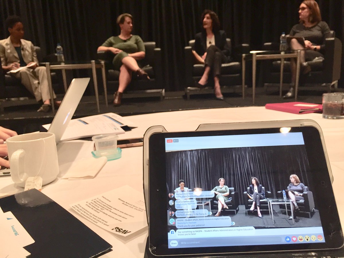 <a href="/NASPAtweets/">NASPA</a> hosts Convening on Emergency Aid <a href="/ClareCady/">Clare Cady</a> <a href="/CUFBA/">CUFBA</a> “What is available in the community that can be given to students. Partnerships with state agencies, Federal benefits, community resources, etc.” <a href="/gatesfoundation/">Gates Foundation</a> @StudentArc